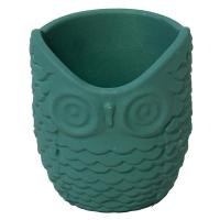Кашпо Совушка VipSet 0,22л мята металлик