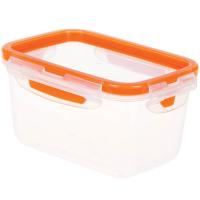 Емкость д/прод. 0,7л РИЧ оранжевый с зажимами М1386 /16шт/ М-пласт