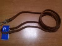 Поводок кожа 7мм 1слойный 1,3м/120007