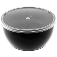 Банка 0,360л с крышкой черный /216шт/ АУ