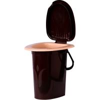 Ведро-туалет шоколадный 01005
