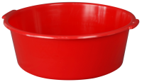 Таз 20л с ручками красный 03006