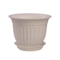 Цветочный горшок Виноград 0,5л белый с поддоном 5PL0128 