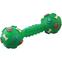 Игрушка для собак средних пород Гантель 100КГ виниловая 13см С2823