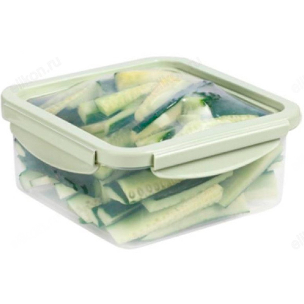 Контейнер Unico 1.2л квадрат эластичная крышка 108018 /12шт/48шт/Mallony