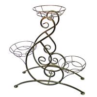 Подставка РЗДИ Конек на 3 горшка бронза 423