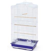 Клетка д/птиц N1 ДКп614 47*36*92см высокая укомплектованная прямоугольная две двери/Евро
