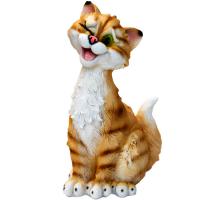 Забавный рыж кот H-26см 123385/F327