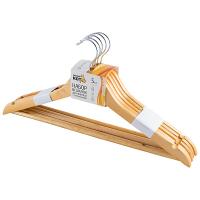 Набор вешалок (5шт) светлое дерево 007769