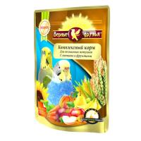 Верные друзья для волнистых попугаев с овощами и фруктами 500гр 