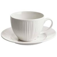 Чайная пара 290мл White lily фарфор МД007P/1 /24шт/ Beatrix