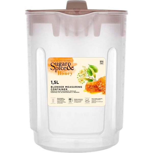 Емкость д/блендера мерная 1,5л Sugar&Spice Honey латте SE1113 /12шт/ПР 
