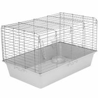 Клетка д/круп. грыз Дарэлл РОДЖЕР №4 складная 78*48*h47см миска 2 кормушка св-сер-хром/4183/Дарэлл