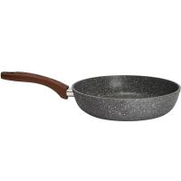 R-10822 Сковорода алюмин. литая D24 с антипр. покр. индук. дно серый гранит /6шт/Маруся