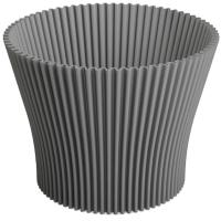 Кашпо Lotos Dlo 19*16,3см серый 072050 