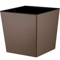 Кашпо Лондон квадрат 250мм Cube 11,6л французский платан с вставкой ING7801