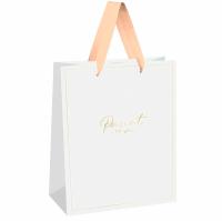 Пакет подарочный 33*42*12см "Star rain" фольга матовая ламинация MESHU /Рельеф