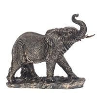 Слон бронза L43W17H36см 123199