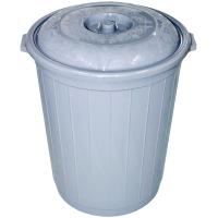 Бак д/мусора 90л с крышкой 01190 /Милих