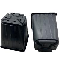 Рассадник 7л КВ21МР черный 20,5*20,5*24см /2500шт/РС