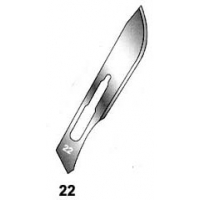  Лезвие съемное к скальпелю №22