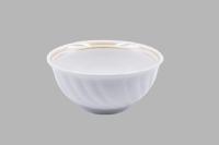 Салатник 400мл Голубая роза Отводка люстром фарфор 003982 