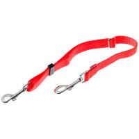 Удлинитель для поводка 20мм 50см-80см красный/металл 73-2890/Пет Лайн