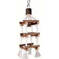 Игрушка д/птиц Лестница деревянная 51см/46968/Биосфера