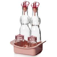 Набор емкостей для специй и масла Herevin 150мл на подставке 152065-500