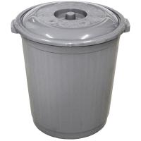 Бак д/мусора 50л с крышкой 01150 /Милих