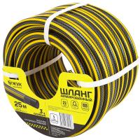 Шланг Жук Comfort 1/2" 25м 3-х слойный жёлтый 325708-00 / Цикл