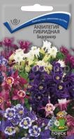 Аквилегия гибридная Бидермеер 0,1г Аквилегия гибридная Бидермеер 0,1г