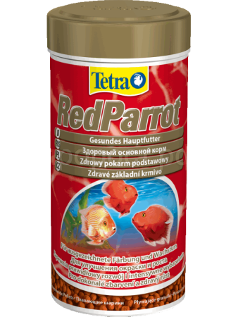 Корм для рыб Tetra Red Parrot для красных попугаев в виде гранул, банка 250мл/199019
