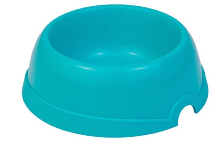 Миска одинарная пластик №2 100мл бирюза/2302