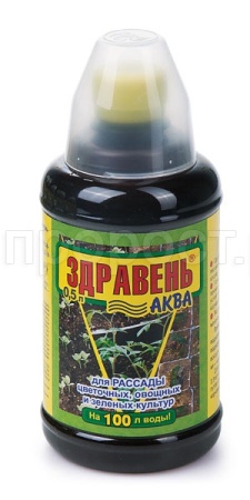 Здравень Аква Рассада 0,5л с мерным стаканом